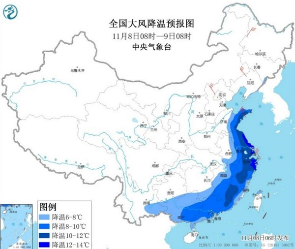 寒潮发威南方气温纷纷触底 东北鞍山暴雪全城开启步行模式